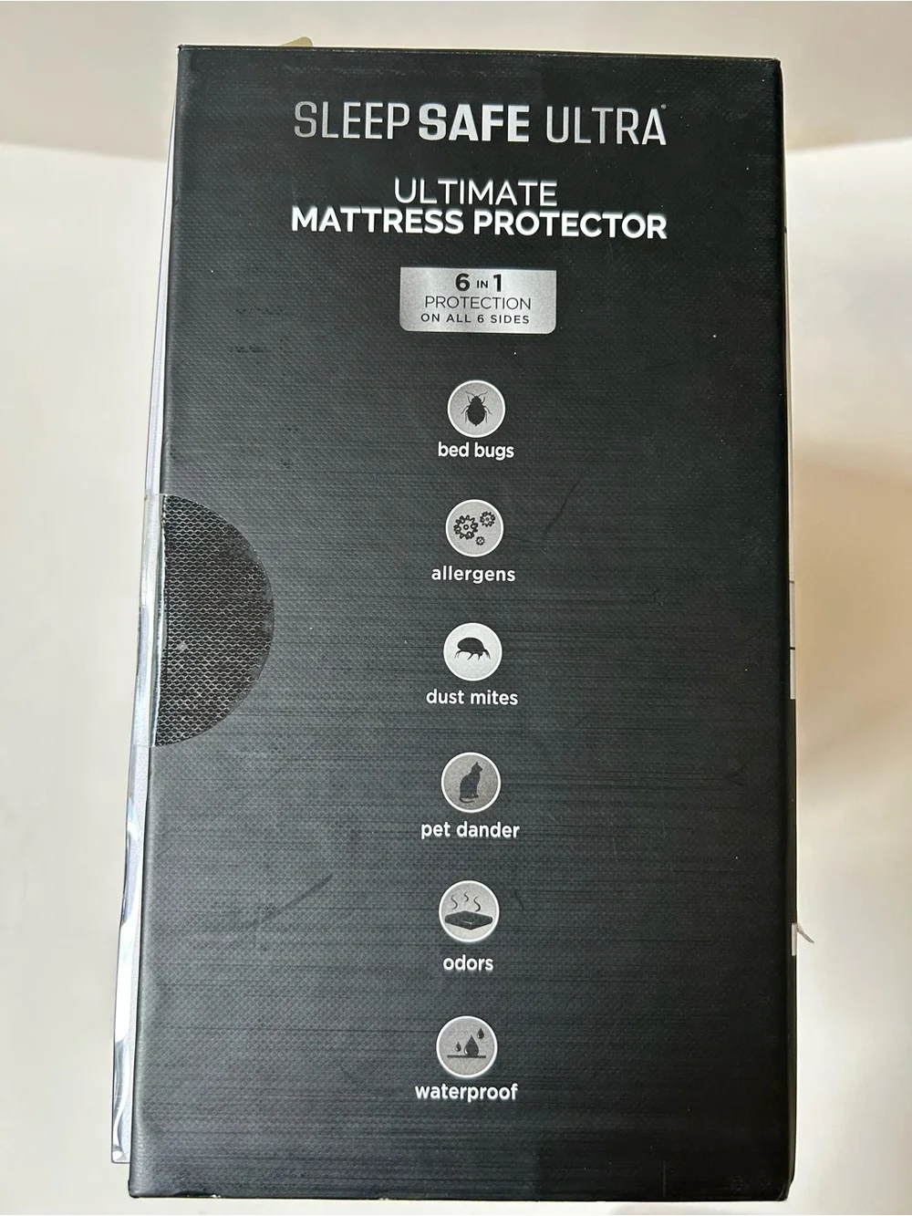 Sleep Safe Ultra Ultimate Mattress Protector - White (Full) NWT